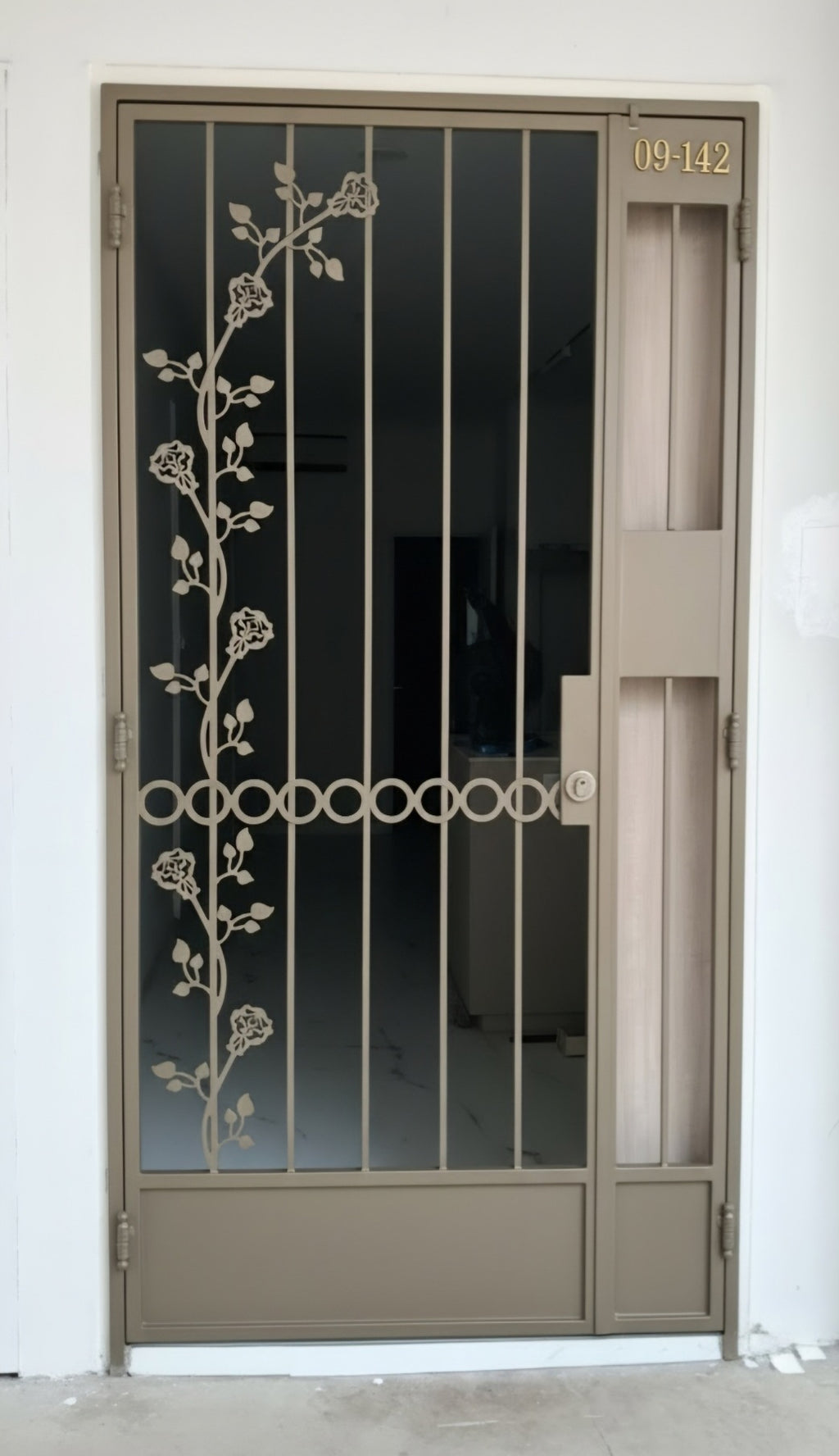 Mild Steel gate 39 - Modern & Minimalist