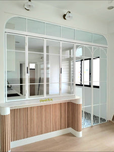 Mild steel glass door series 15 - Bi Fold glass door (Kitchen Entrance Door)