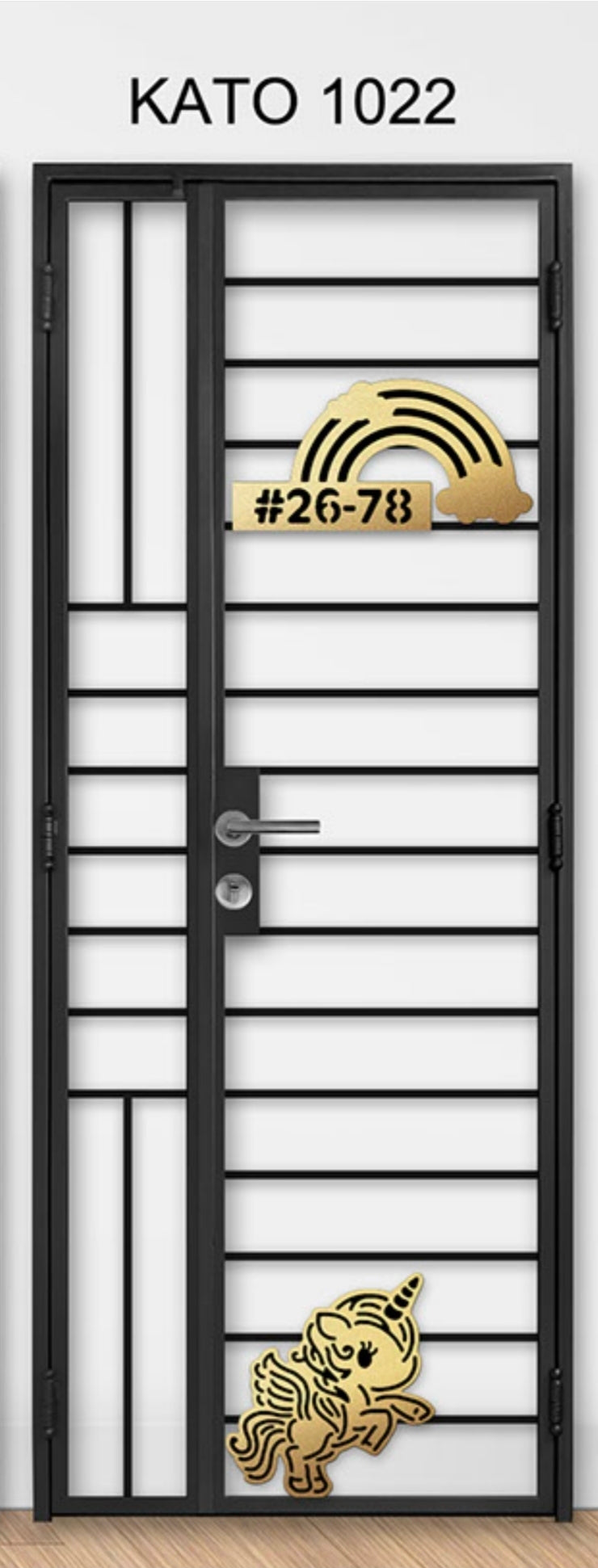 kato simplify laser cut mild steel gate 1022 (Theme and lifestyle)