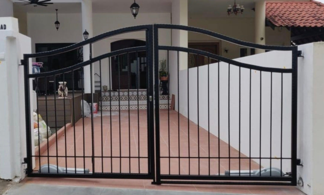 Mild Steel Driveway gate 17 (Simplify Arc gate)