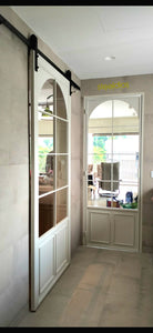 Mild Steel Arc Door - steel glass door 10