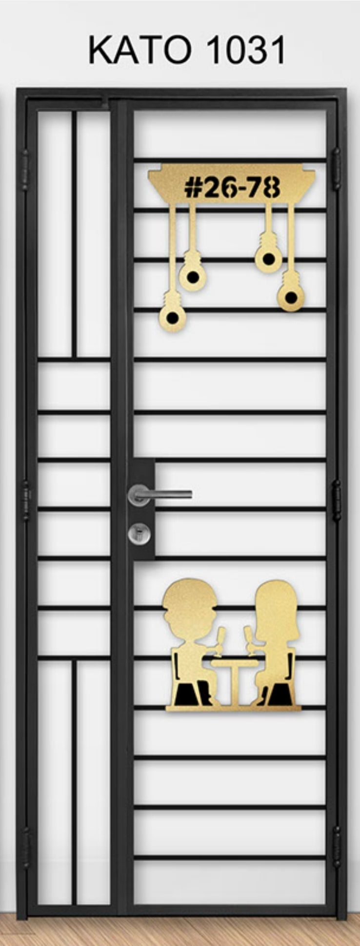 kato simplify laser cut mild steel gate 1031 (Theme and lifestyle)