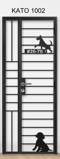 kato simplify laser cut mild steel gate 1002 (Animal)