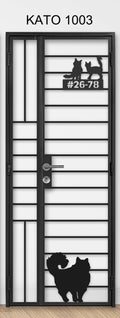 kato simplify laser cut mild steel gate 1003 (Animal)