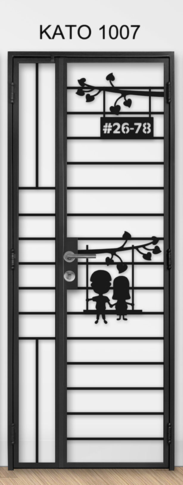 kato simplify laser cut mild steel gate 1007 (Theme and lifestyle)