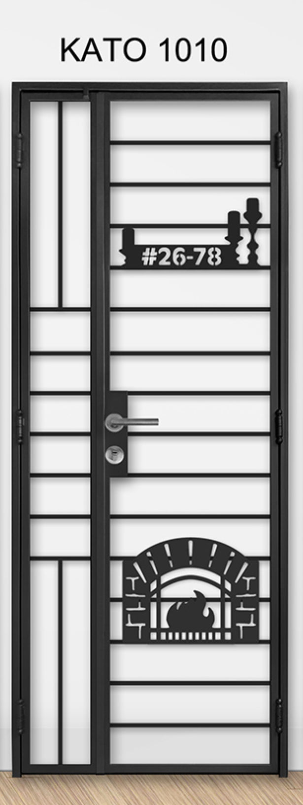 kato simplify laser cut mild steel gate 1010 (Theme and lifestyle)