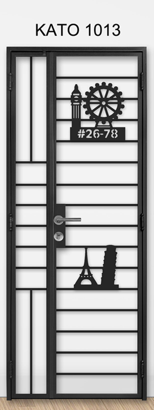 kato simplify laser cut mild steel gate 1013 (Theme and lifestyle)