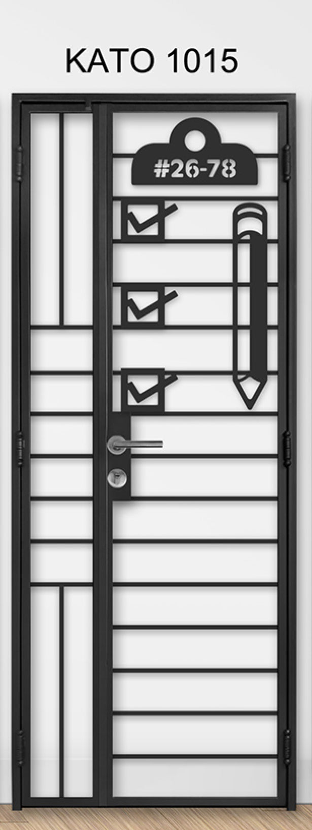 kato simplify laser cut mild steel gate 1015 (Theme and lifestyle)