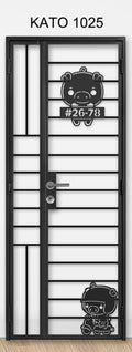 kato simplify laser cut mild steel gate 1025 (Animal)