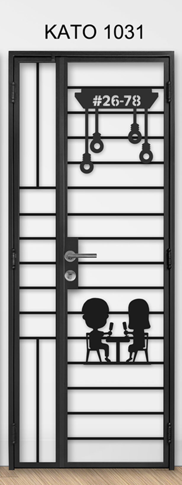 kato simplify laser cut mild steel gate 1031 (Theme and lifestyle)