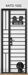 kato simplify laser cut mild steel gate 1032 (Animal)