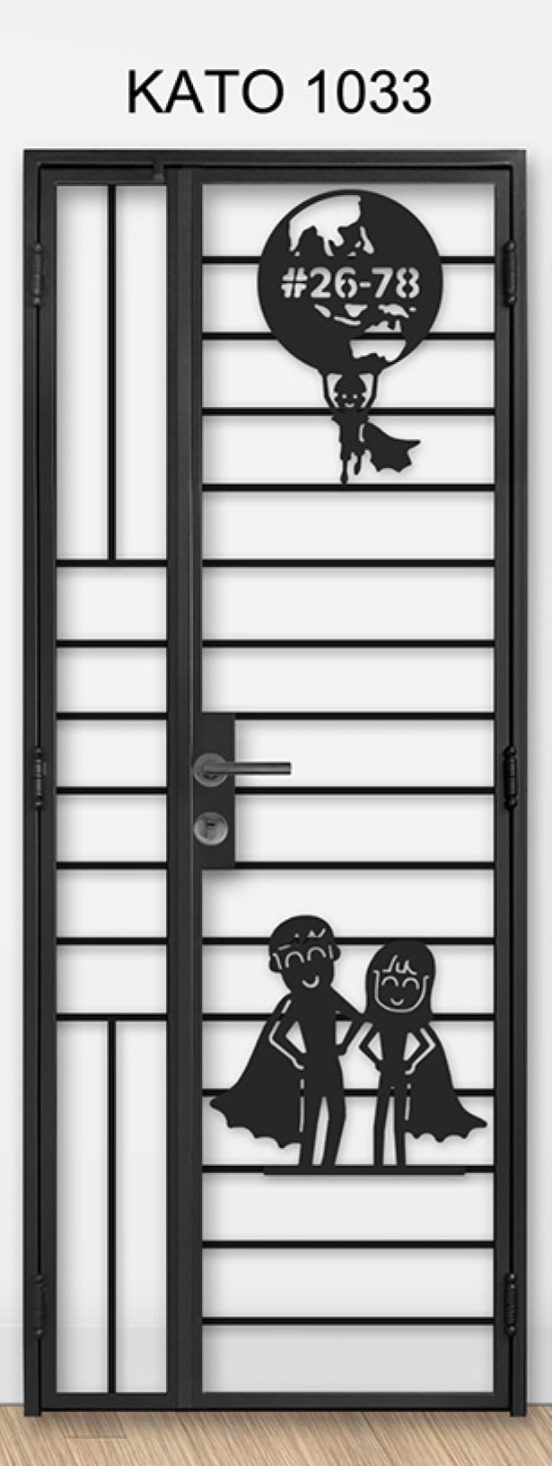 kato simplify laser cut mild steel gate 1033 (Theme and lifestyle)