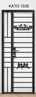 kato simplify laser cut mild steel gate 1035 (Animal)