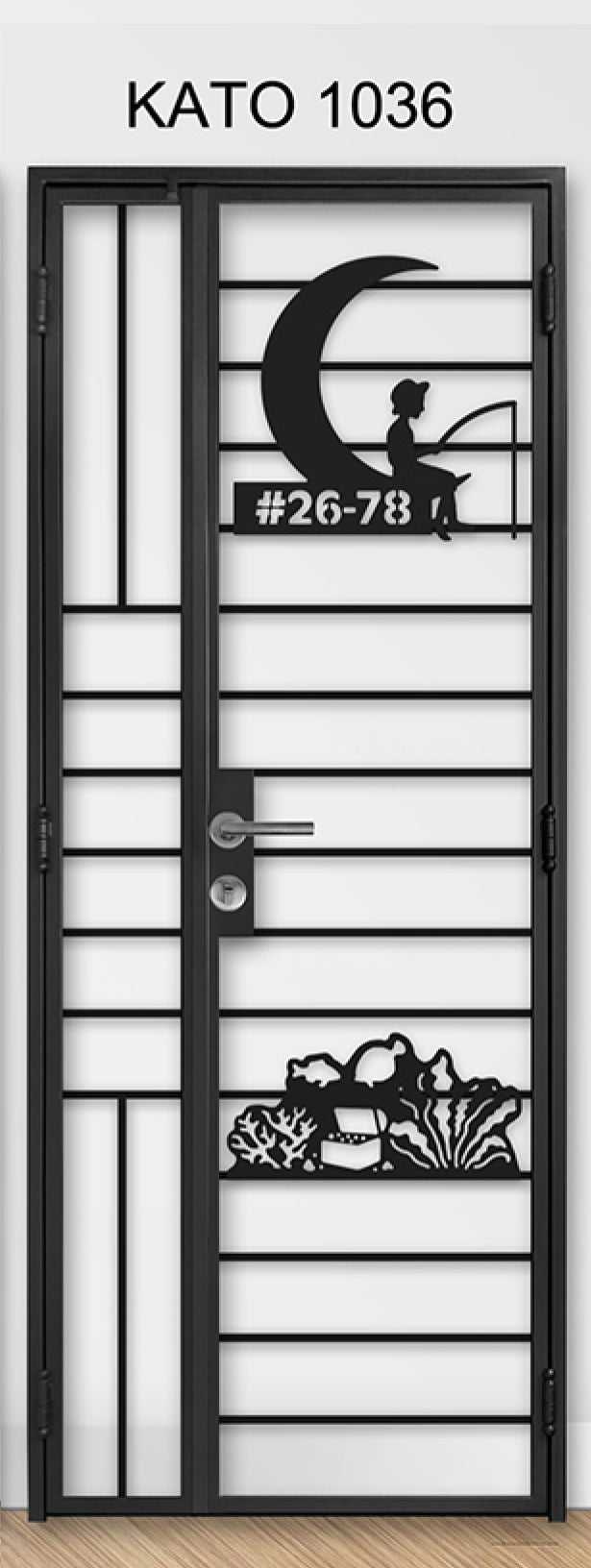 kato simplify laser cut mild steel gate 1036 (Theme and lifestyle)