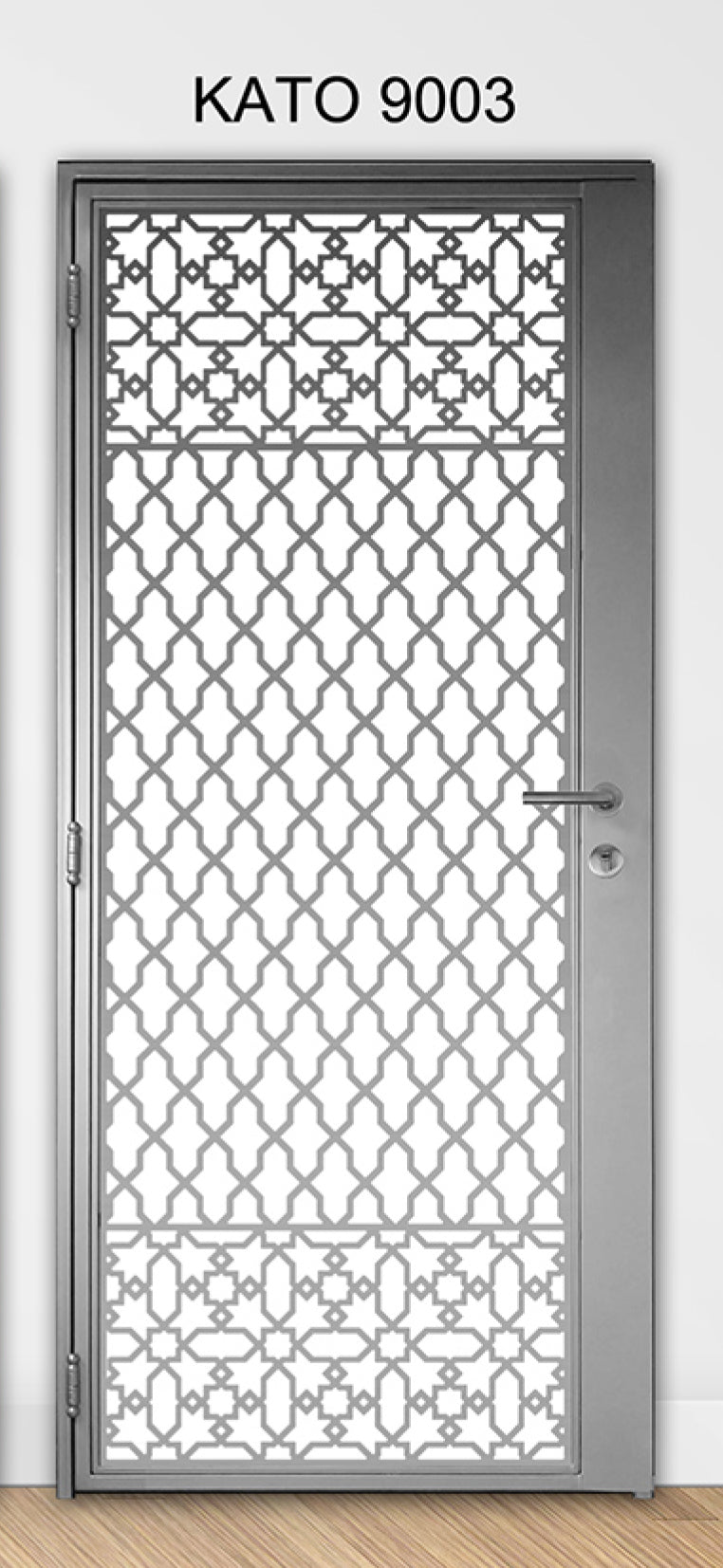 Customized laser cut kato gate 9003 - Geometric