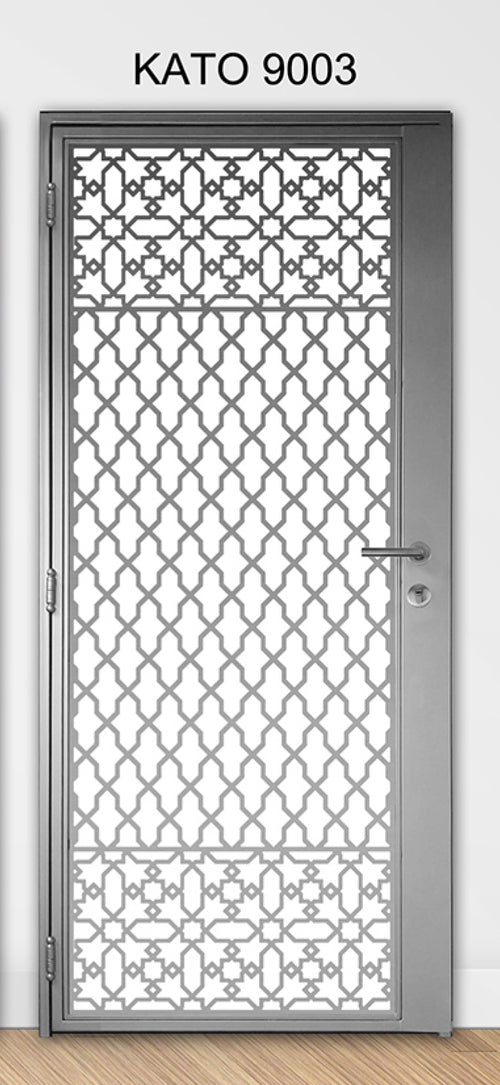 Customized laser cut kato gate 9003 - Geometric