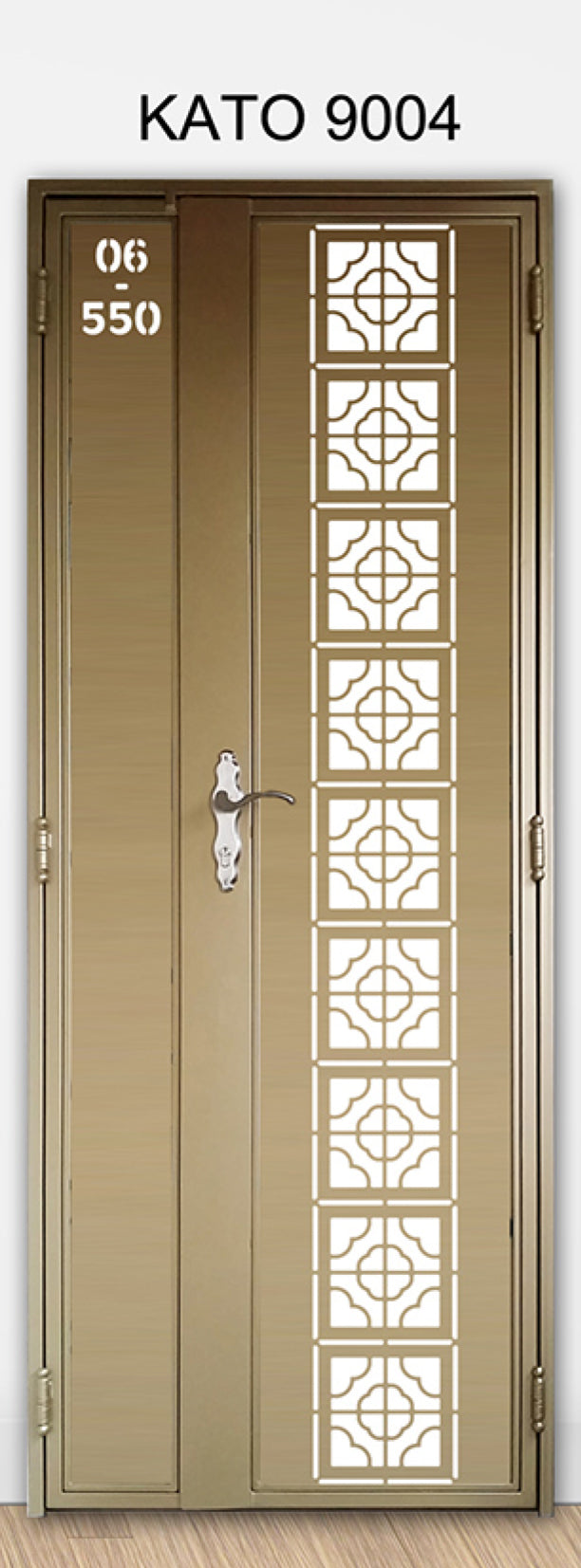 Customized laser cut kato gate 9004 - Geometric