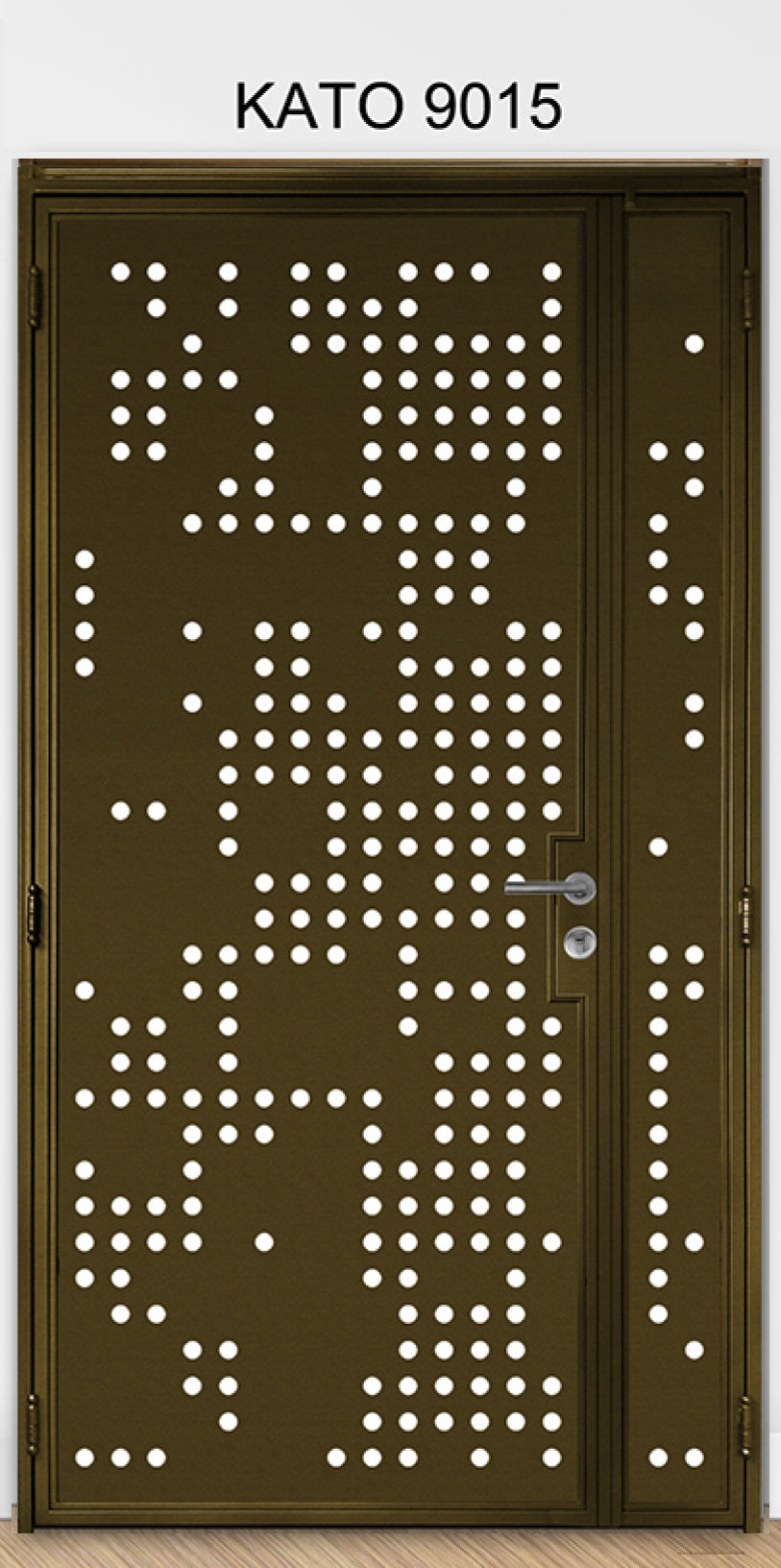 Customized laser cut kato gate 9015 - Geometric