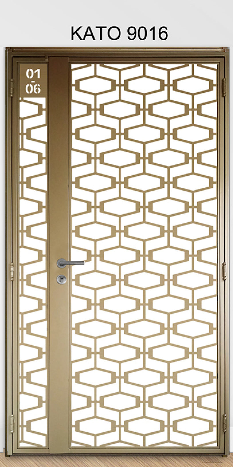 Customized laser cut kato gate 9016- Geometric