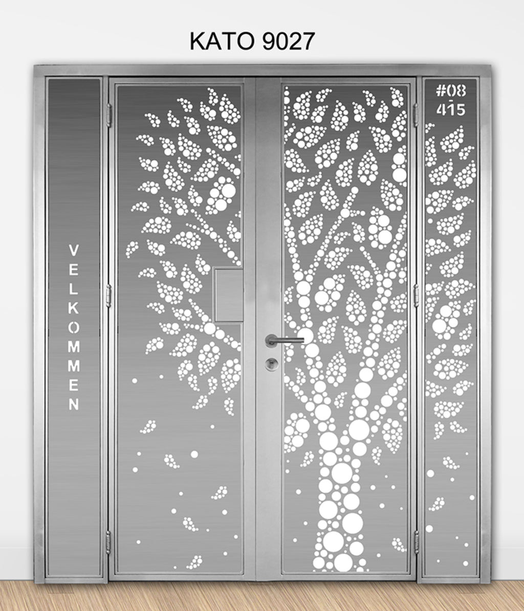 Customized laser cut kato gate 9027 - Floral & Nature