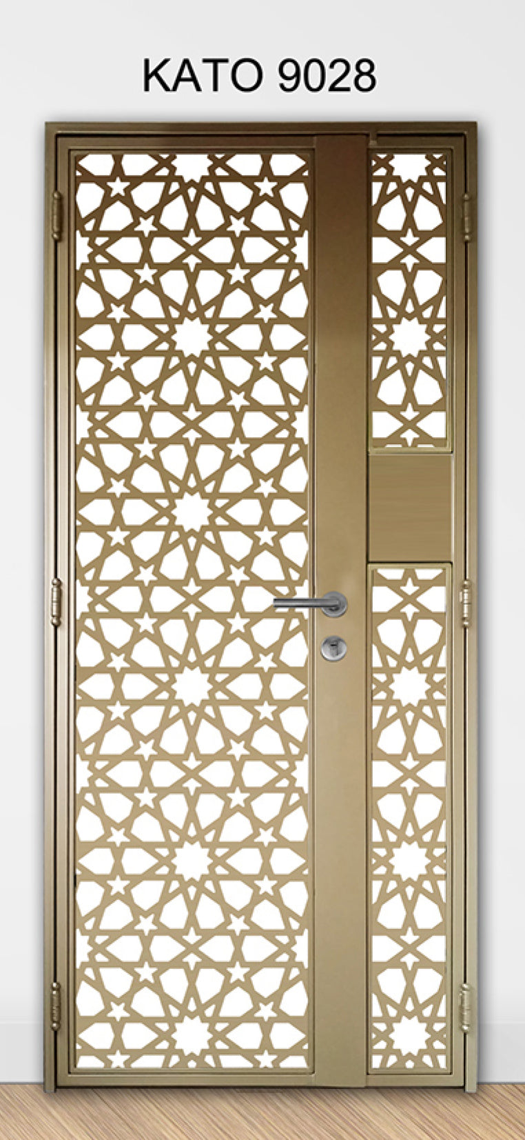 Customized laser cut kato gate 9028 (Islamic Design Gate Series)