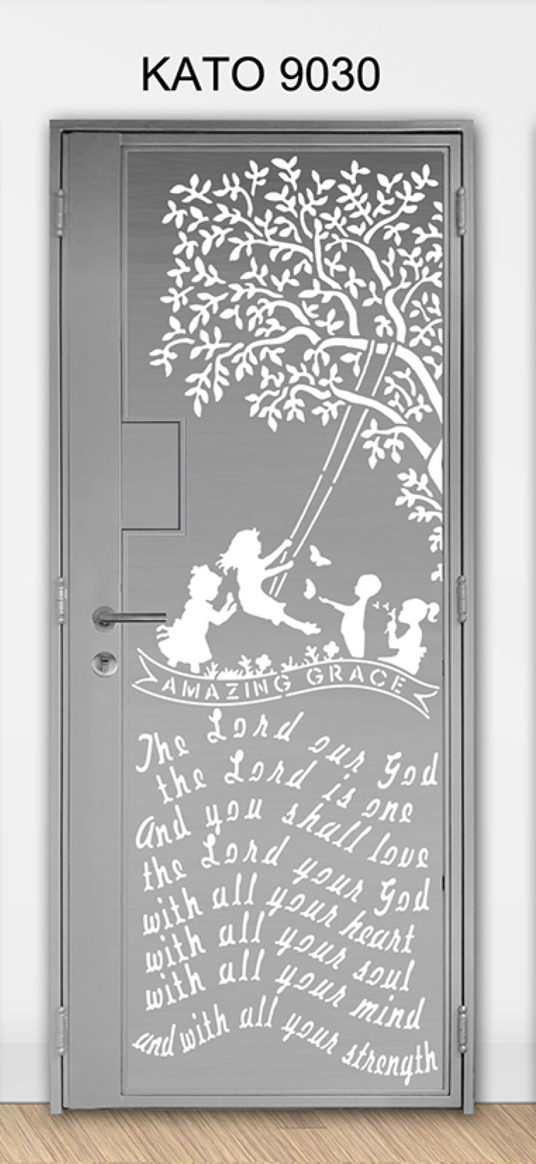 Customized laser cut kato gate 9030 - Religious