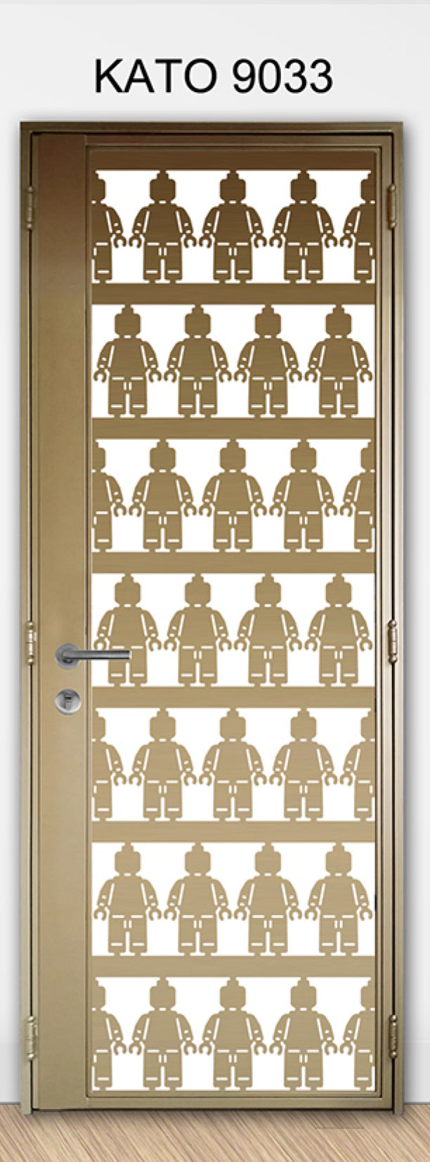 Customized laser cut kato gate 9033 - Geometric