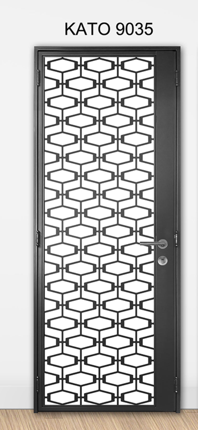 Customized laser cut kato gate 9035 - Geometric