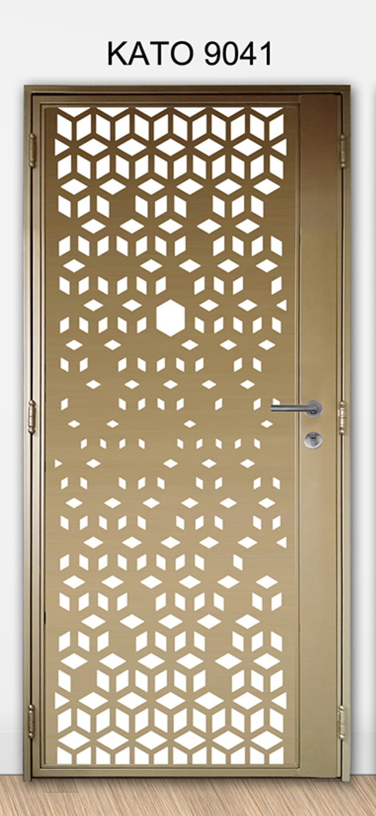 Customized laser cut kato gate 9041 (Repeated design) - Geometric