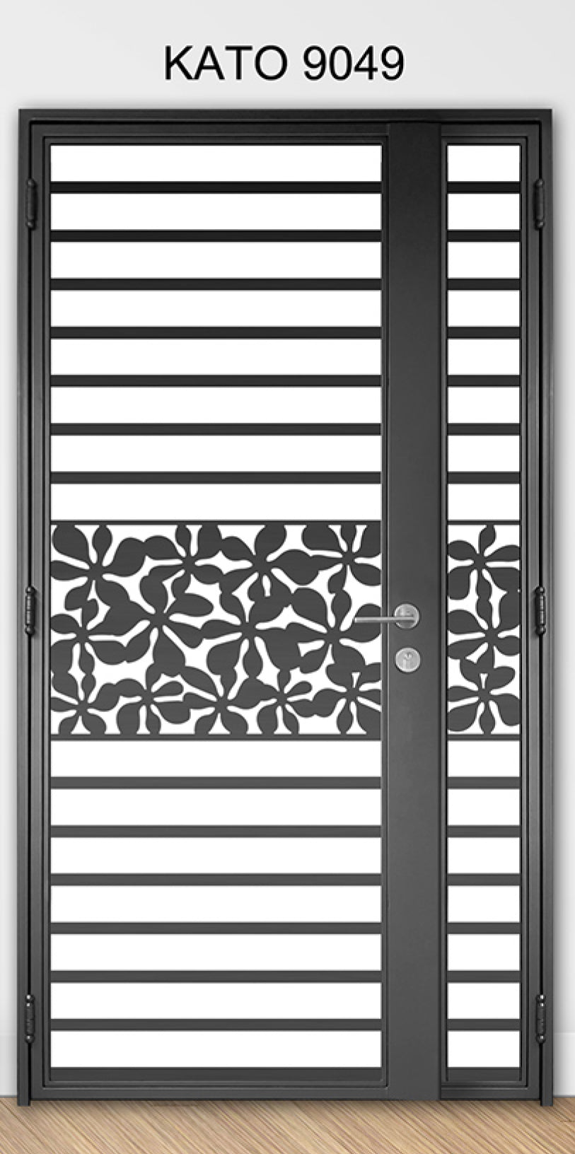 Customized laser cut kato gate 9049 (Flower series) - Floral & Nature