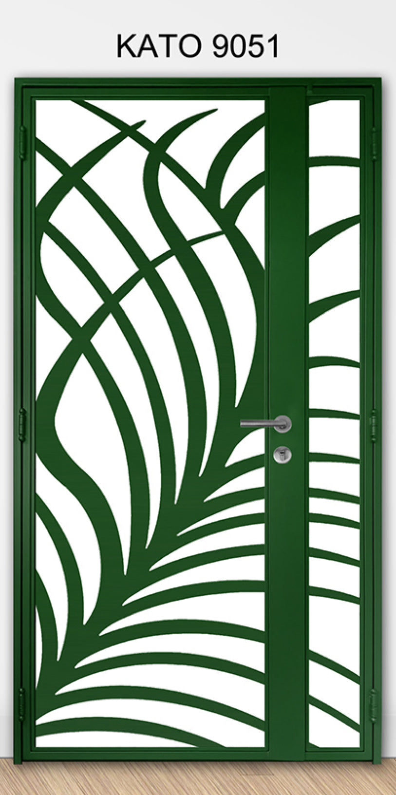 Customized laser cut kato gate 9051 (Leaf series) - Floral & Nature
