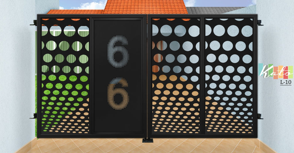 KATO landed Driveway Gate L10 (Inclusive of Outdoor PU Paint)