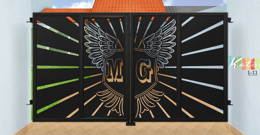KATO landed Driveway Gate L11 (Inclusive of Outdoor PU Paint)