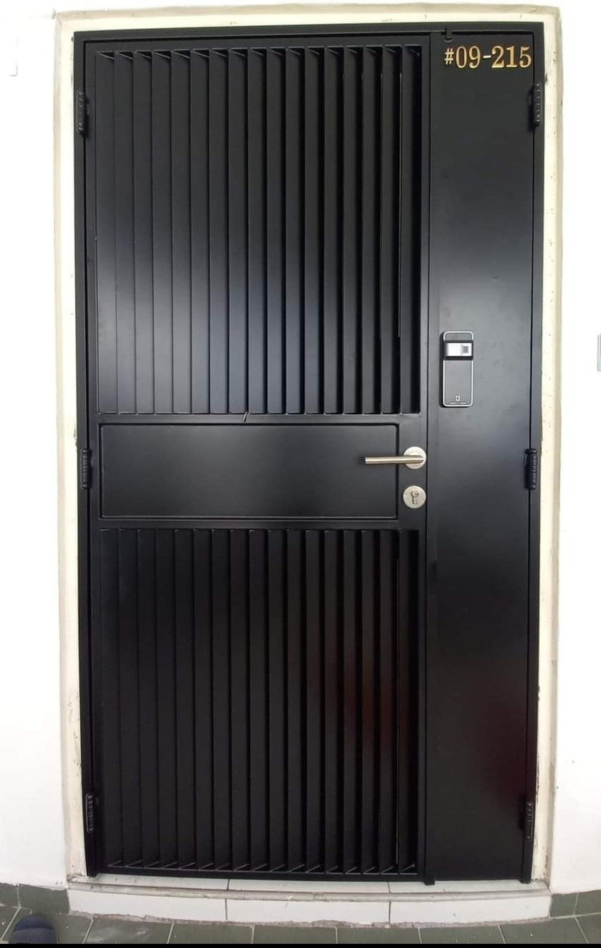 mild steel gate 9 - louvre Privacy Gate