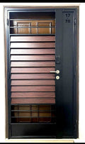 mild steel gate 30 (Wood Grain) Privacy Gate