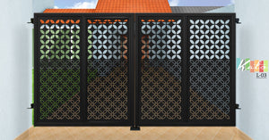 KATO landed Driveway Gate L03 (Inclusive of Outdoor PU Paint)