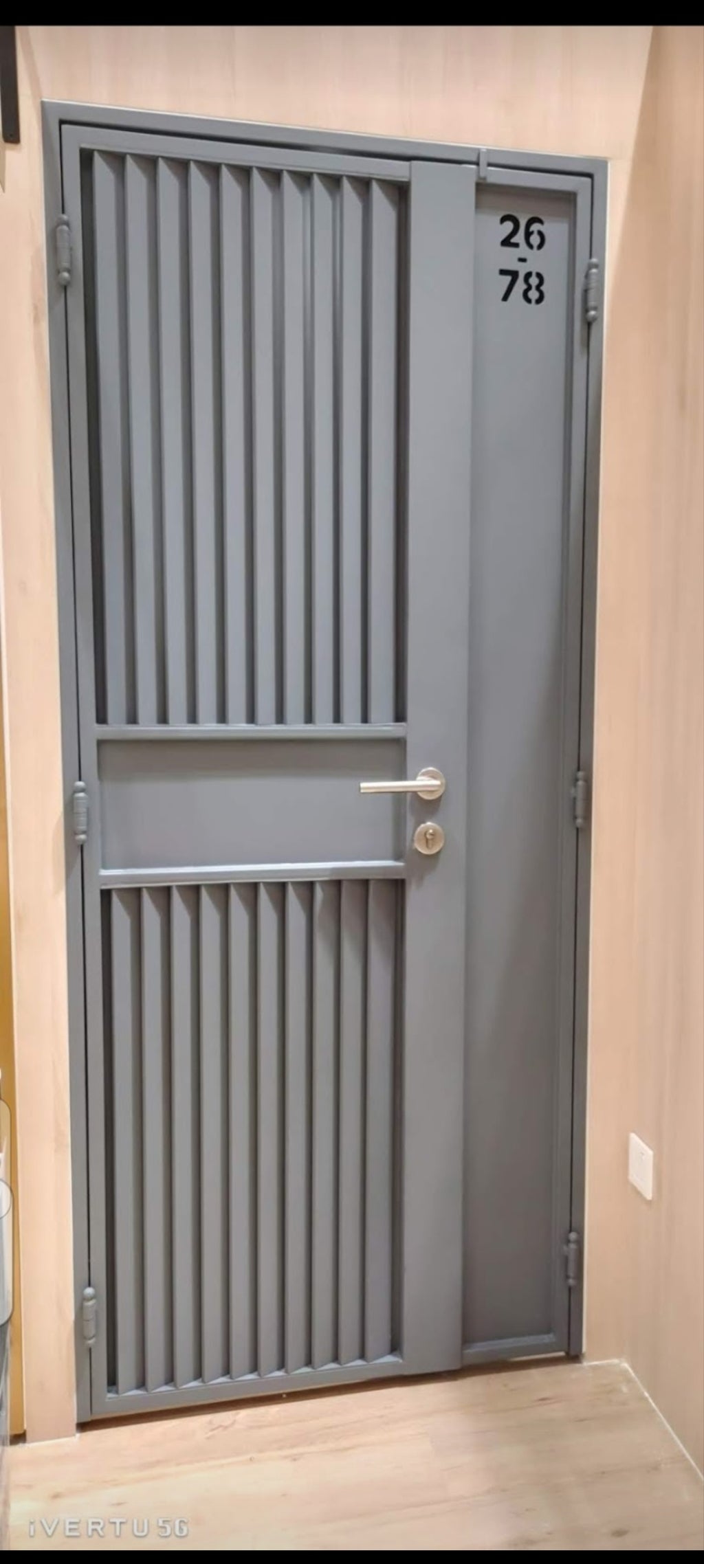 mild steel gate 9 - louvre Privacy Gate