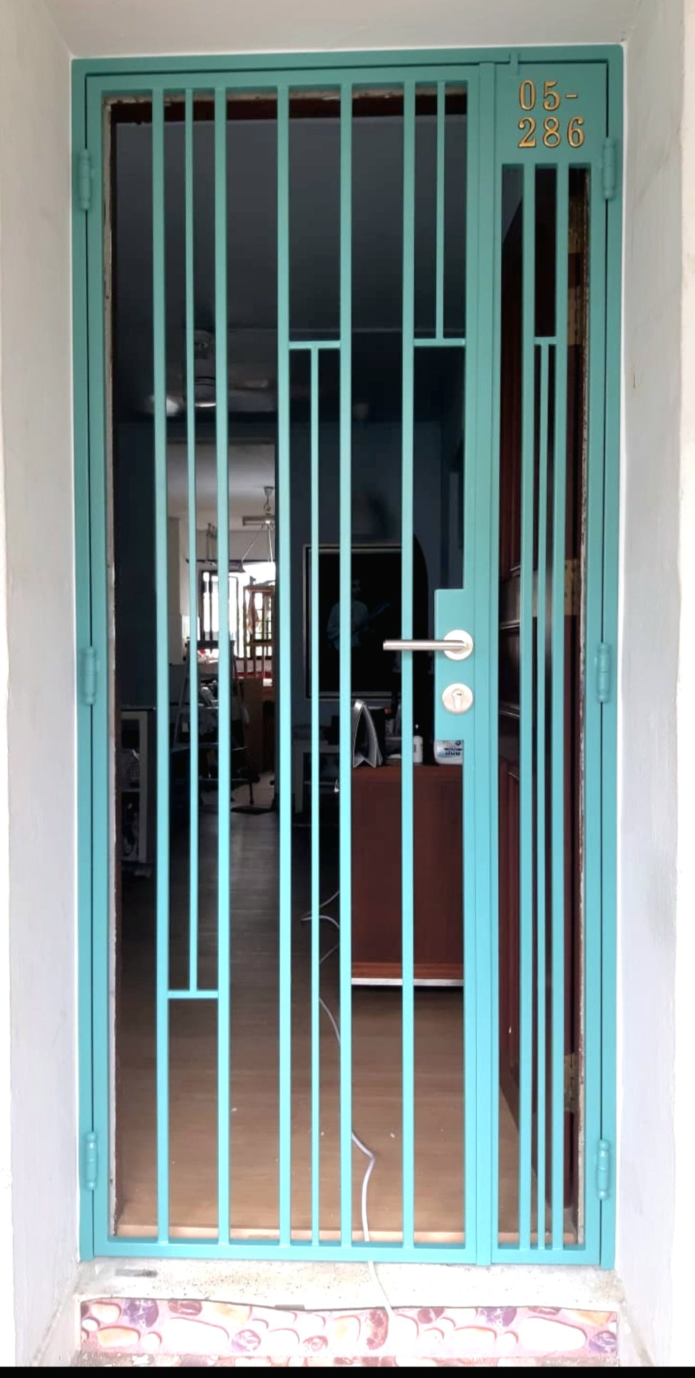 Mild steel gate 32 - Modern & Minimalist