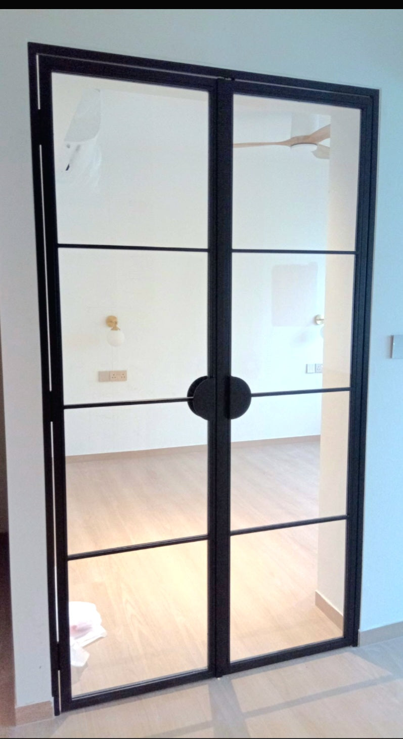 Mild steel glass door series 14 (French Door)