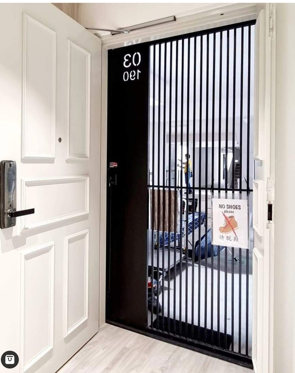 mild steel gate 6 (Compact vertical)