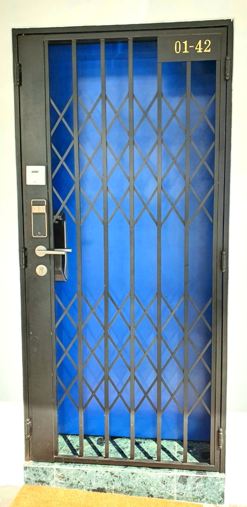 mild steel gate 5 - scissor - Retro