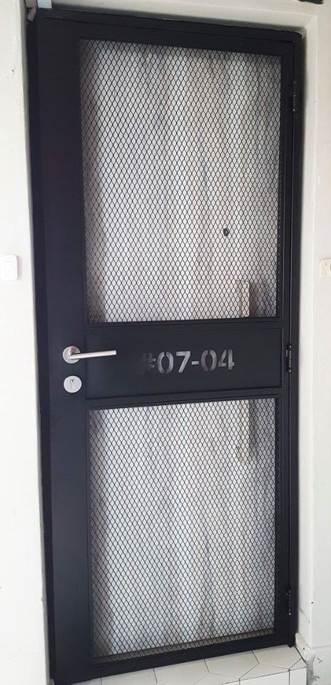 Mild steel mesh gate series 6