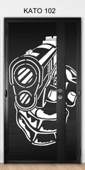 KATO 3D laser Cut mild steel gate 102 - Themed & Lifestyle