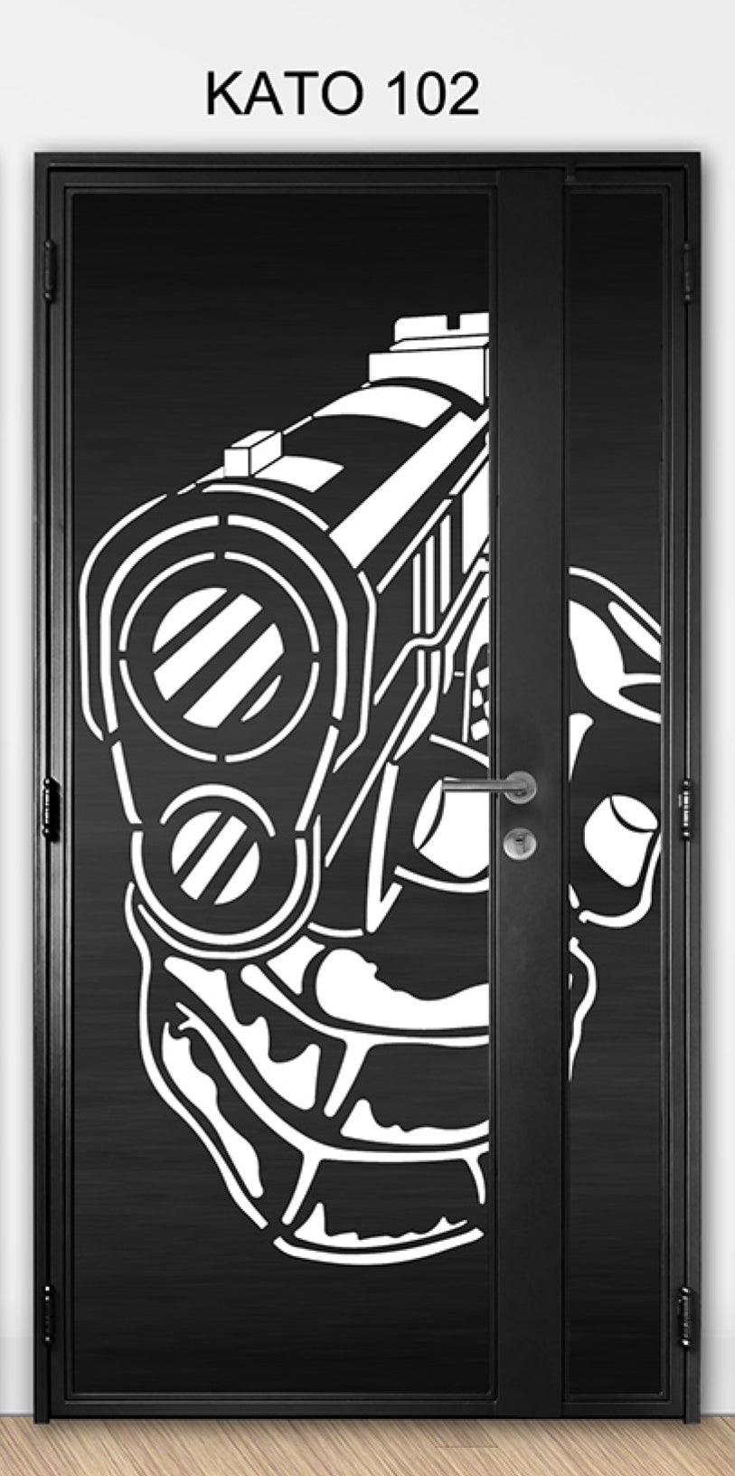 KATO 3D laser Cut mild steel gate 102 - Themed & Lifestyle