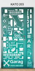 KATO 3D laser Cut mild steel gate 203 - Themed & Lifestyle