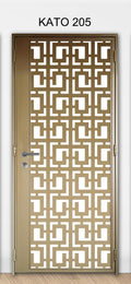 KATO 3D laser Cut mild steel gate 205 - Geometric