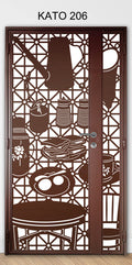 KATO 3D laser Cut mild steel gate 206 - Themed & Lifestyle