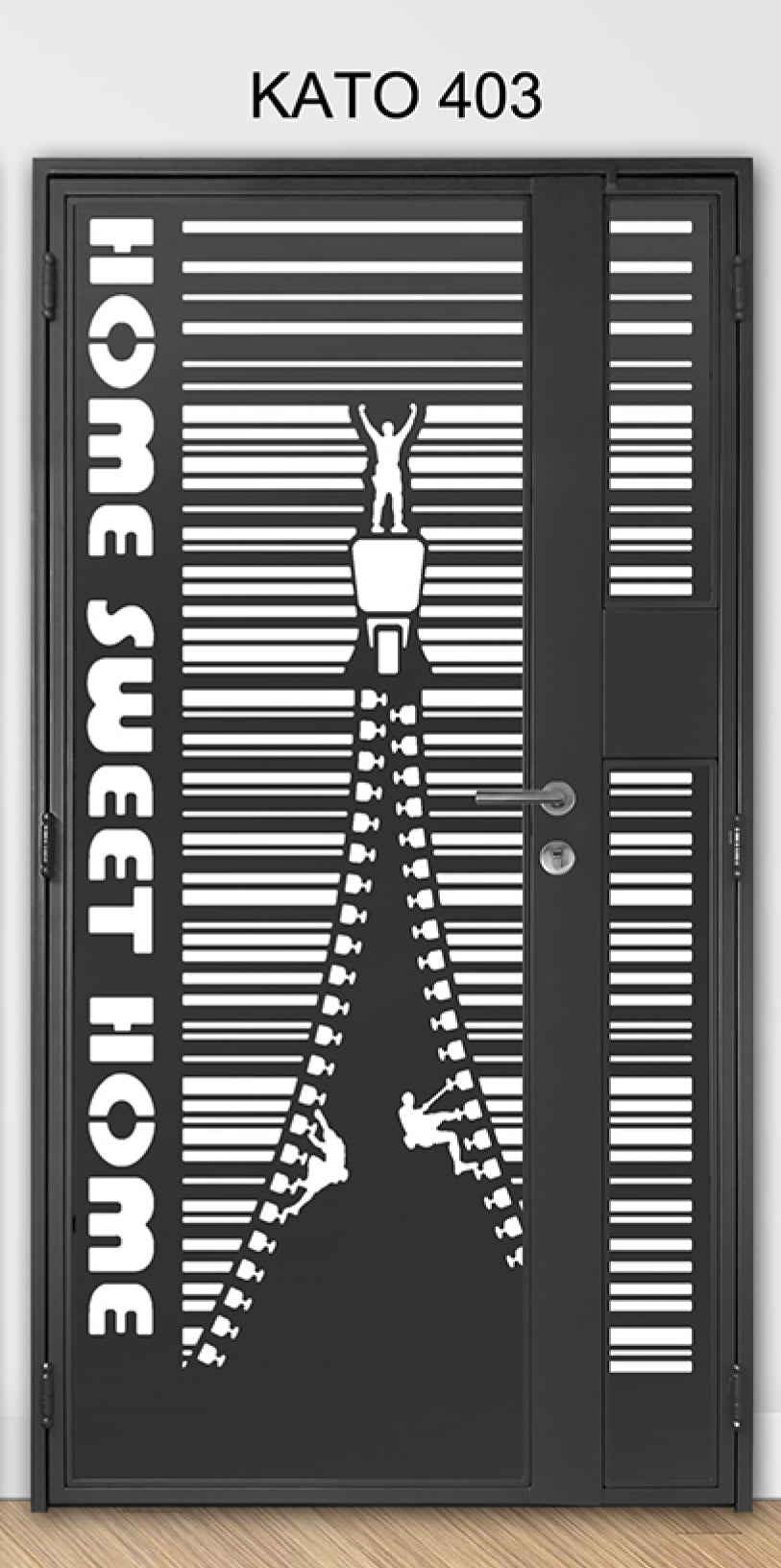 KATO 3D laser Cut mild steel gate 403 - Themed & Lifestyle
