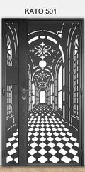KATO 3D laser Cut mild steel gate 501 - Themed & Lifestyle