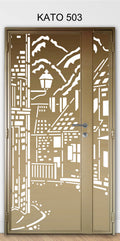 KATO 3D laser Cut mild steel gate 503 - Themed & Lifestyle